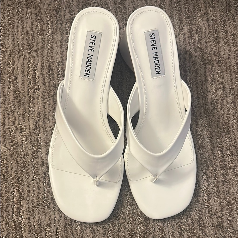 Steve Madden White Women's Sandals